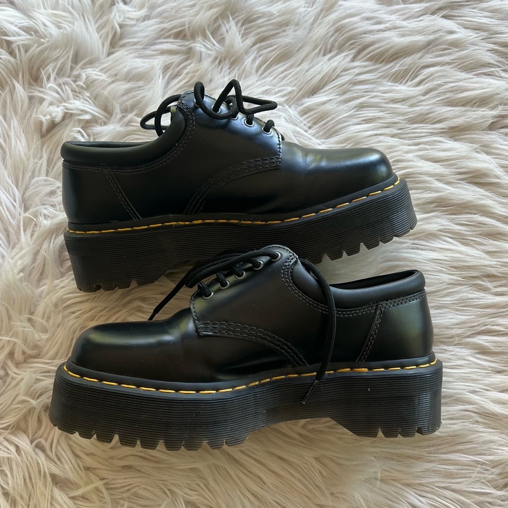 Dr. Martens 8053 LEATHER PLATFORM CASUAL SHOES Size 41 Women's 9